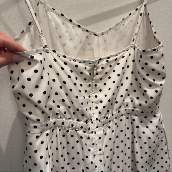 J.Crew Polka Dot Spaghetti Strap Dress Size 4 - Picture 4 of 10